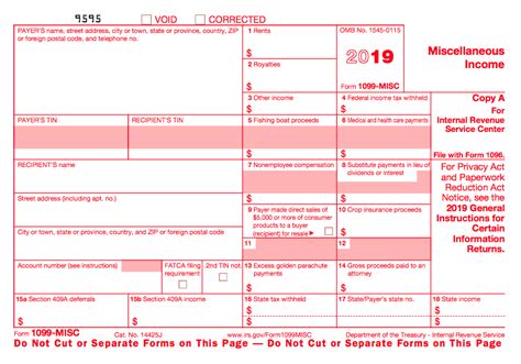 1099 printable form example