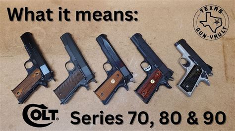 1911 70 vs 80 pistol comparison