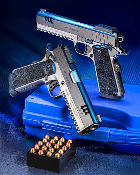 Different caliber options for the 1911 handgun