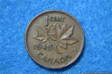 1945 Canadian Penny Design