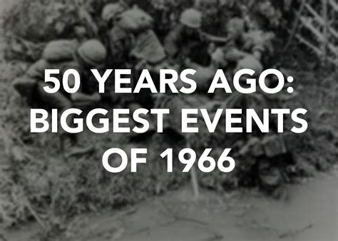 1966 Historical Events