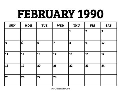 1990s art calendars