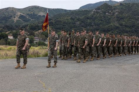 Marines of the 1st Battalion, 4th Marines during a humanitarian mission