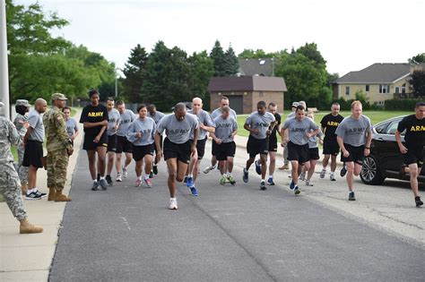 2-mile run for Army Physical Fitness