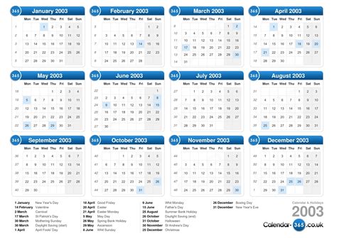 2003 calendar image 8