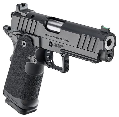 A 2011 pistol with a flashlight