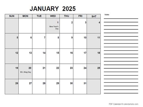 2025 calendar printable pdf creativity