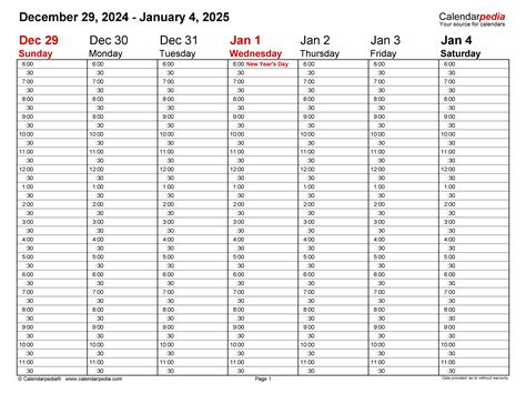 2025 Weekly Planner Printable