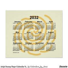 2032 Calendar Ideas