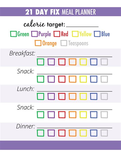 21 Day Fix Nutrition Image