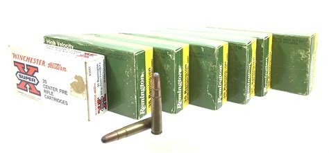 A.35 Caliber Rifle Cartridge in Action