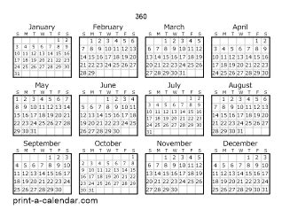 360-day calendar system introduction