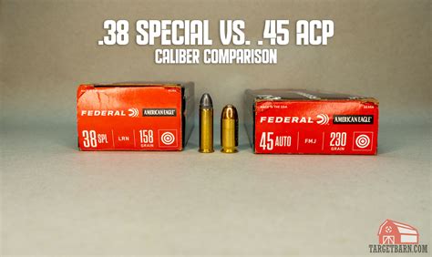 38 Special vs 45 ACP Ballistics