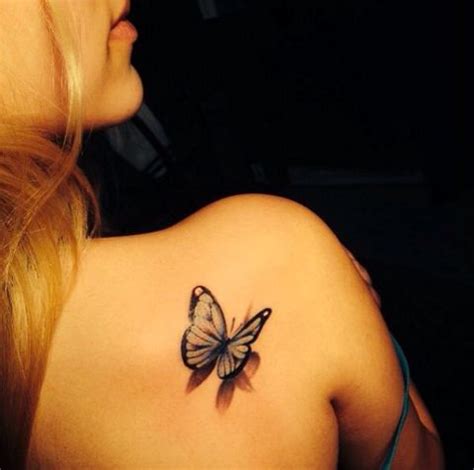 3D butterfly tattoo placement ideas