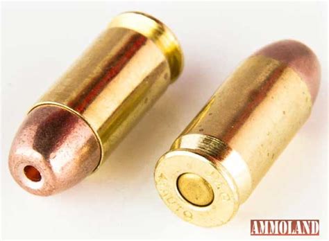 A historical image of the.45 ACP cartridge