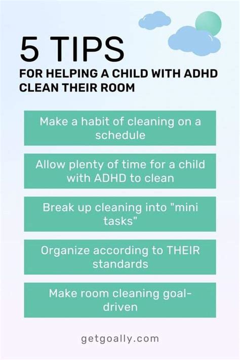 5 ADHD Room Cleaning Tips