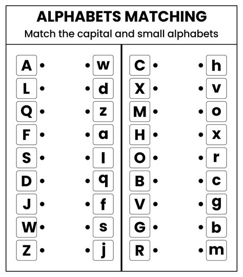 5 Alphabet Letters Printable Worksheets