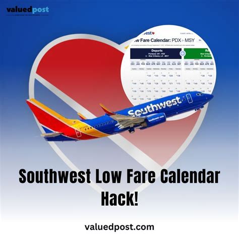 5 Ways Low Fare Calendar 2