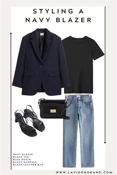 5 Ways to Style Navy Blazer Blue