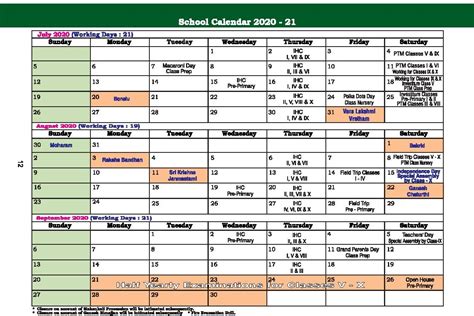 5 DPs Events Schedule