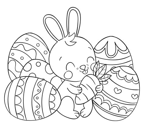 5 Easter Coloring Pages