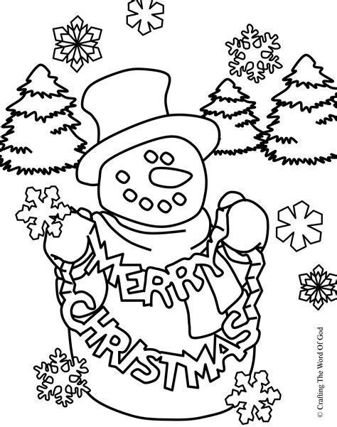 5 Free Christmas Coloring Pages