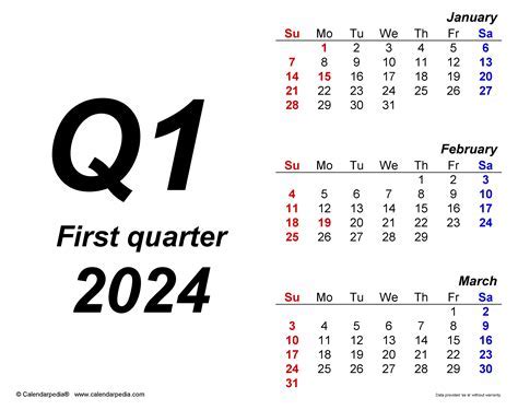 5 quarter calendar tips