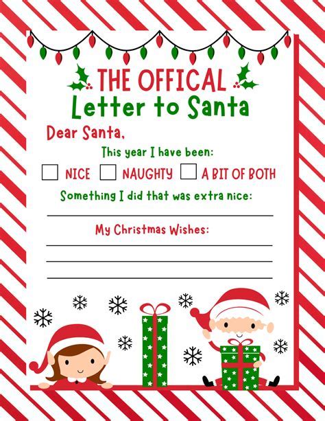 5 Santa Letter Printables to Try