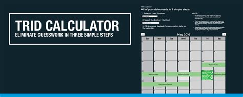 5 Trid Calendar Tips