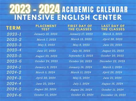 5 Tsu Academic Dates Course Scheduling