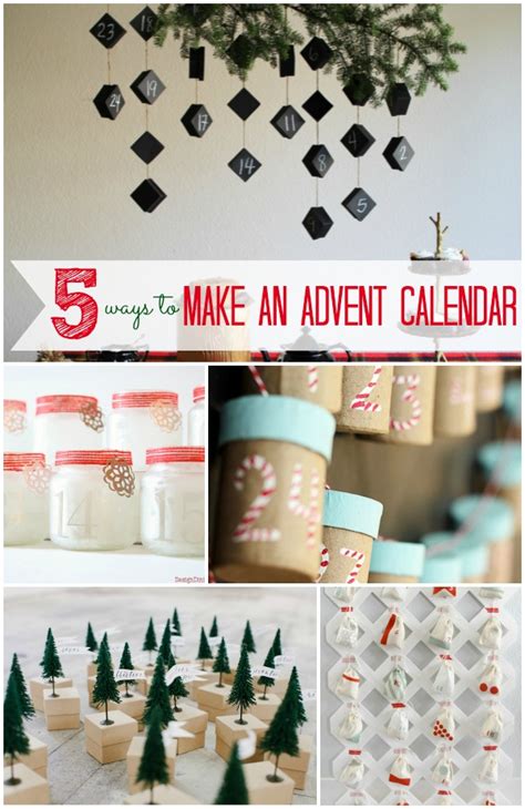 5 Ways to Create Advent Calendars