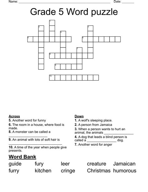 5-word puzzles example