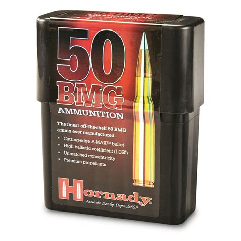 50 BMG Cartridge Kinetic Energy