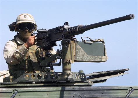 50 Caliber Machine Gun on Vehicle