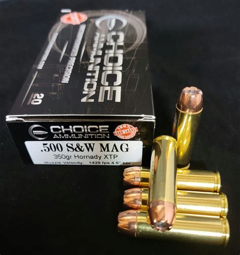 500 Smith & Wesson Magnum Ammunition