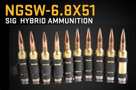 6.8 x 51 ammo cartridges