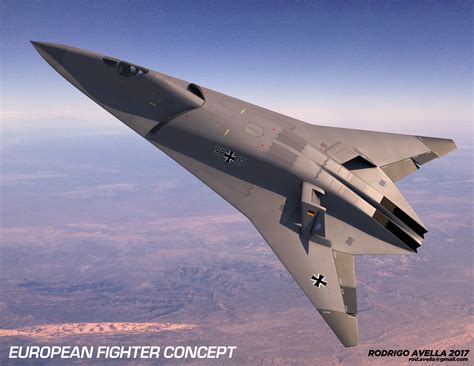 Artist's impression of a 6th generation jet fighter concept