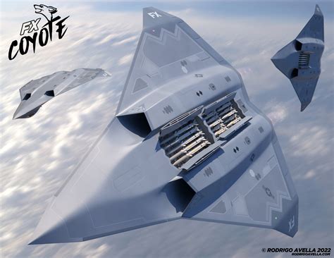 Artist's impression of a 6th generation jet fighter