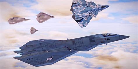 A conceptual illustration of a 6th generation fighter jet design