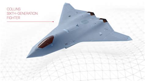 A conceptual illustration of 6th generation fighter jet development