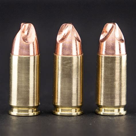 Wound channel created by a 9mm hollow point