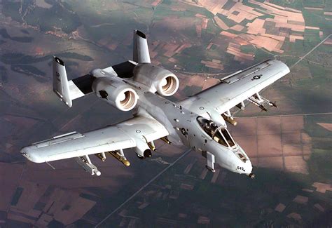 A-10 Warthog taking off from a runway