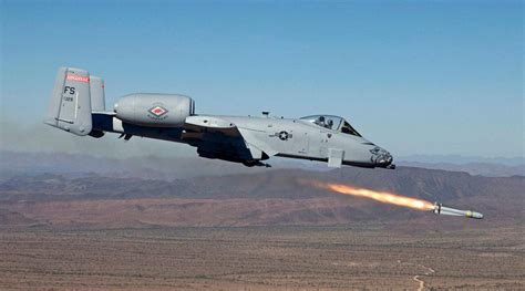 A10 Thunderbolt Missile Firing