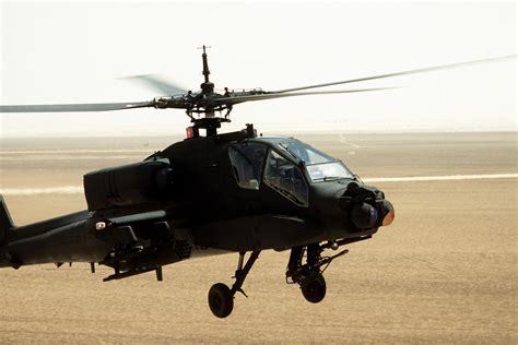 AH-64 In Flight