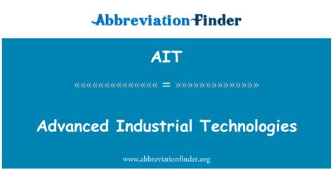 AIT as an abbreviation