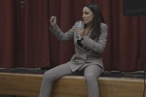 AOC with Activists