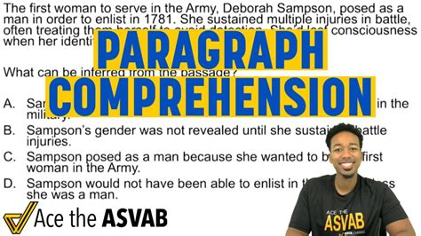 ASVAB Paragraph Comprehension Practice Test