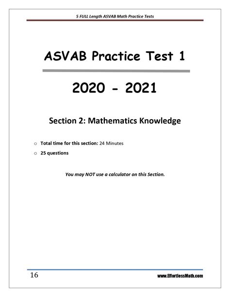 ASVAB Practice Questions Image 6