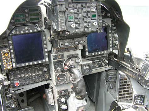 AV-8B Harrier Jump Jet cockpit