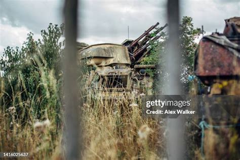 Abandoned Soviet APCs